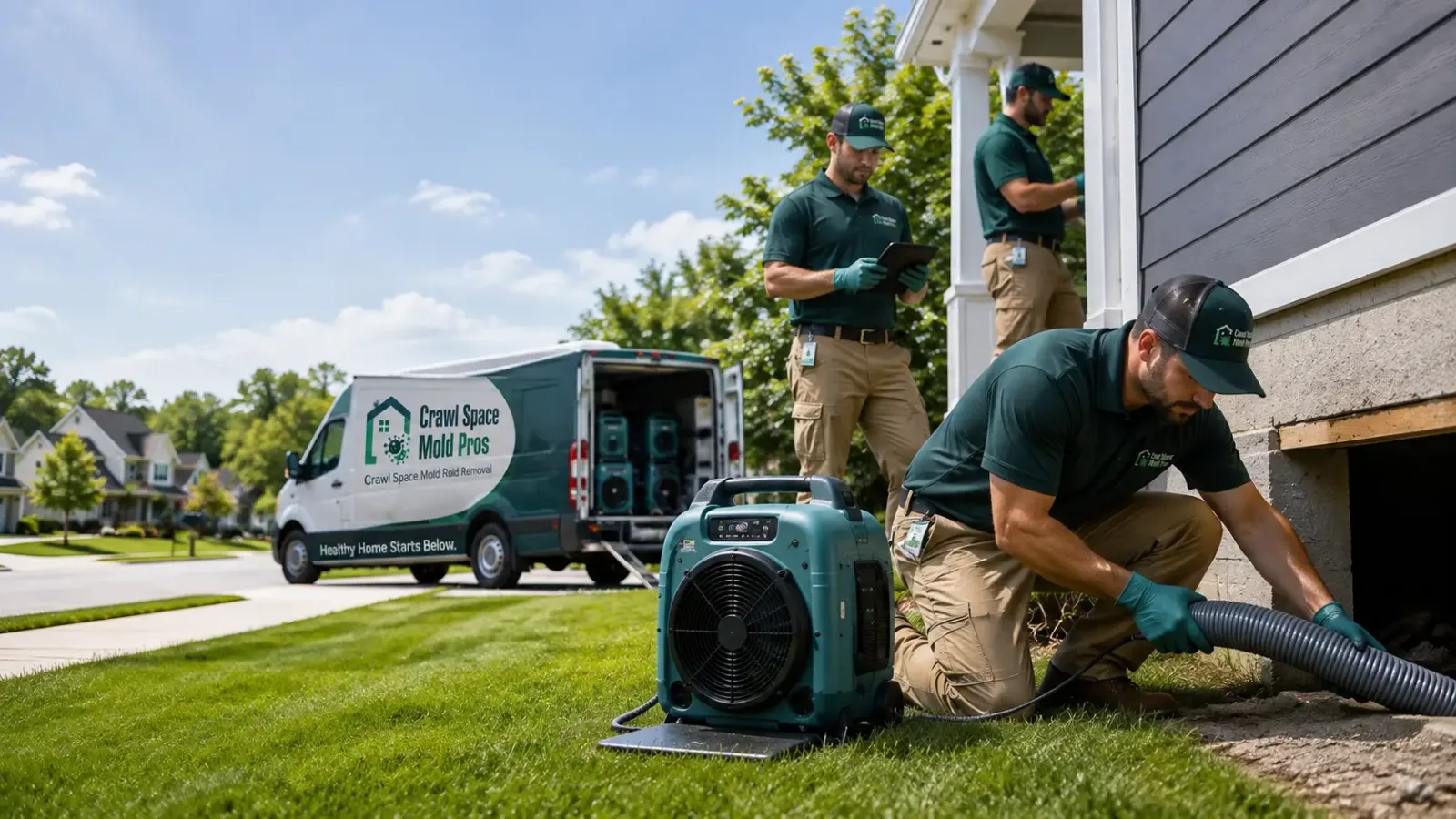 Crawl Space Mold Removal in Oak Ridge, PA